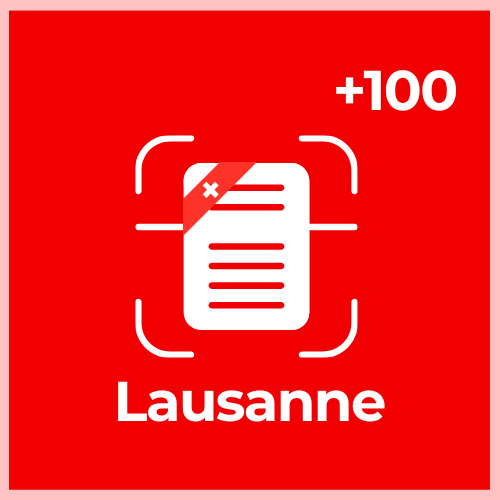Extra Page Scanning Pack (+100 Pages) - Lausanne